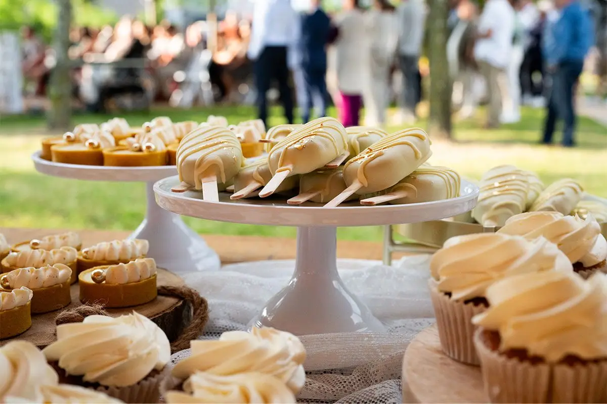 Bruidstaart of sweet table
