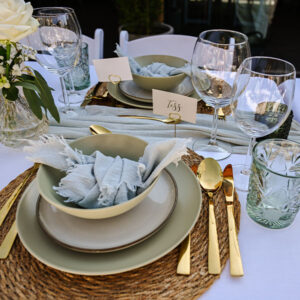 Groen dinerbord