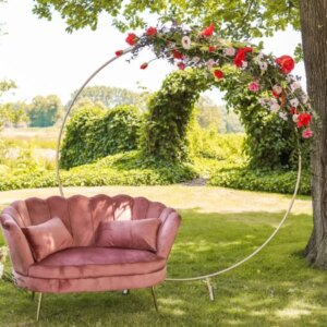 Gouden ronde backdrop