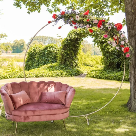 Gouden ronde backdrop