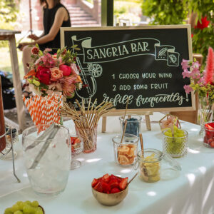 Tekstbord sangria bar