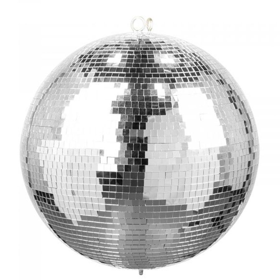 Zilveren discobal 40 cm
